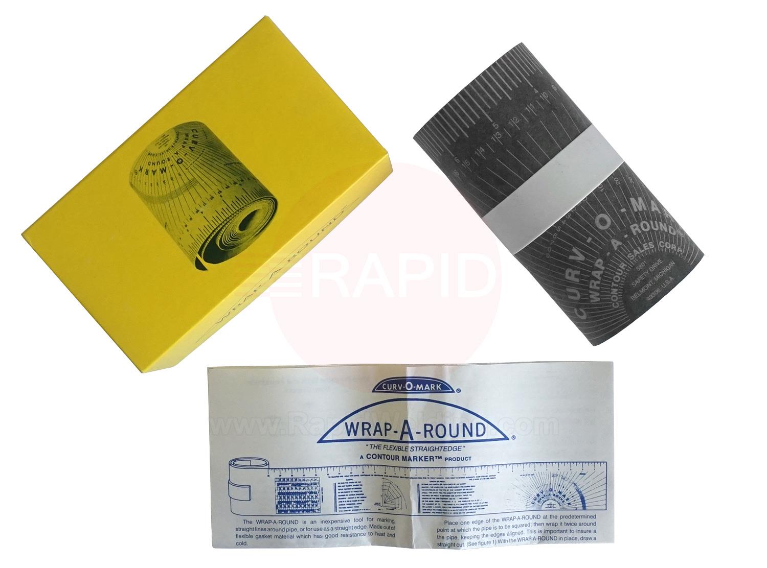 J1860  Curv-O-Mark 177B Pipe Wrap-A-Round - 350°F, X-Large, 4